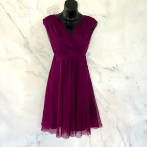 Anthropologie Moulinette Souers Tickled Plum Dress